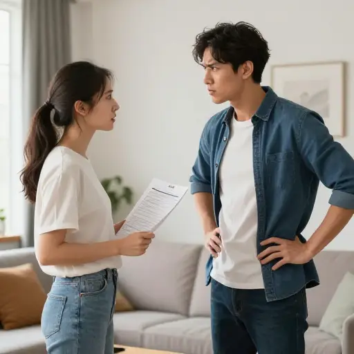 我们因为计划吵了一架。