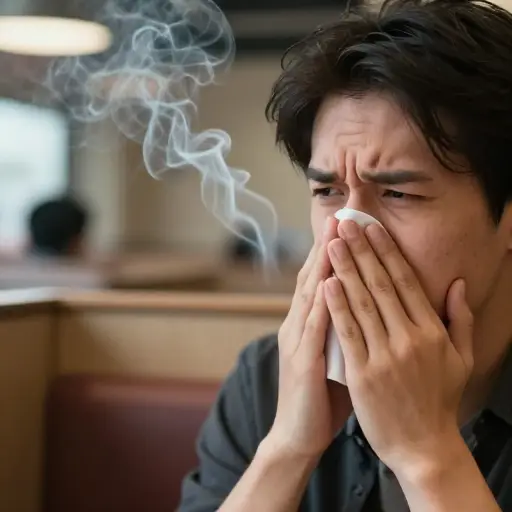 我受不了人在室内抽烟。