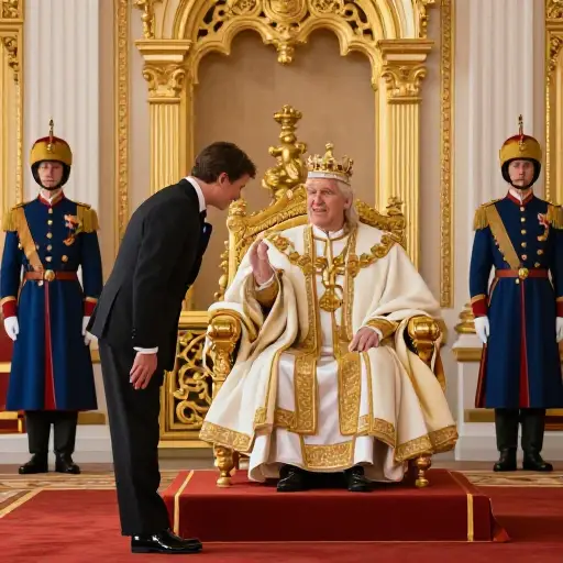 我曾有幸觐见国王。