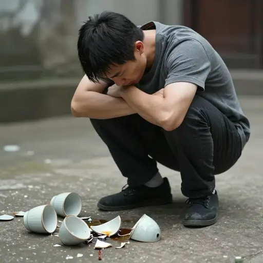 要是我当时小心一点就好了，就不会打碎这个杯子了。