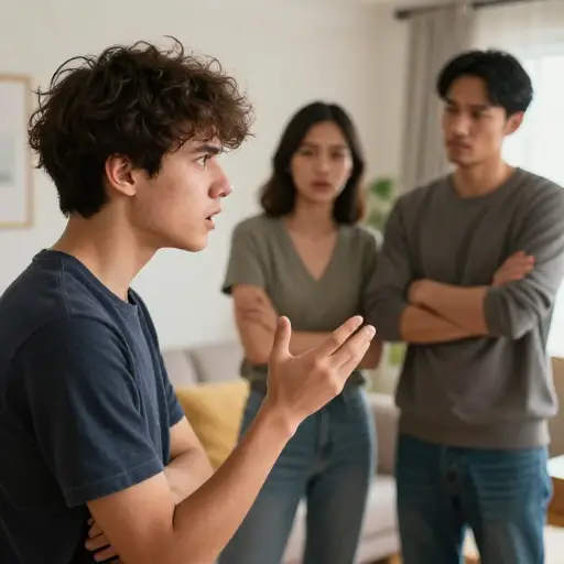 有时候，我们会和父母发生争吵，他们拒绝支持我们的想法。