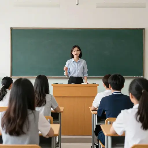 她向学生们发表了关于职业建议的讲话。