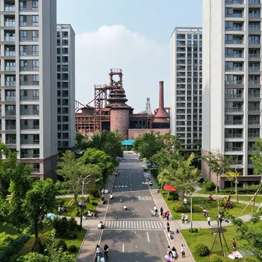 城市更新项目将荒废的工业区转变成了一个充满活力的居住社区。