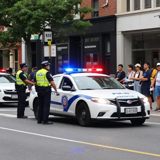 警察对紧急情况迅速响应。