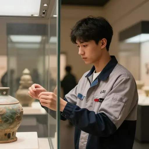 为了丰富简历，他在博物馆做了三个月无报酬的工作。