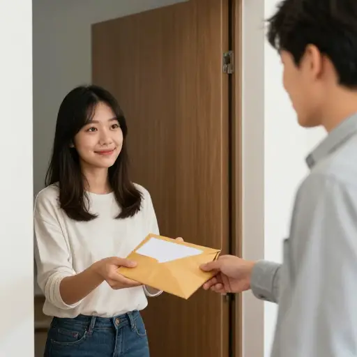 如果你把这封信转交给他，我将不胜感激。