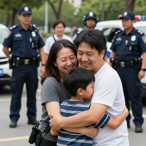 令他们宽慰的是，失踪的孩子被找到且安全。