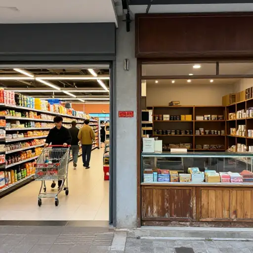 大型连锁店通常比小的那些更贵。