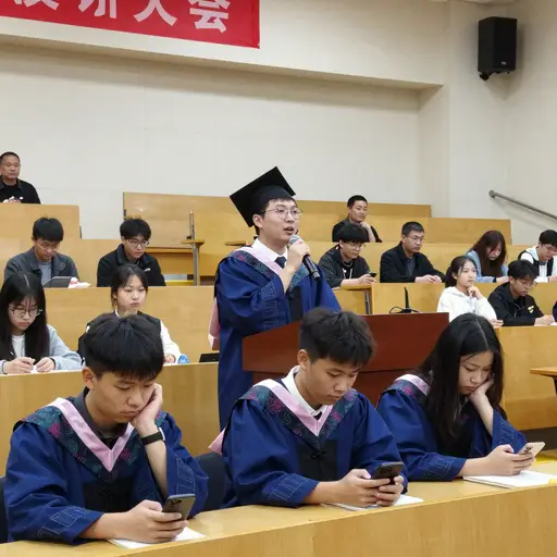 他的毕业演讲充满了陈腐的建议，台下有一半的人都已经听不进去了。