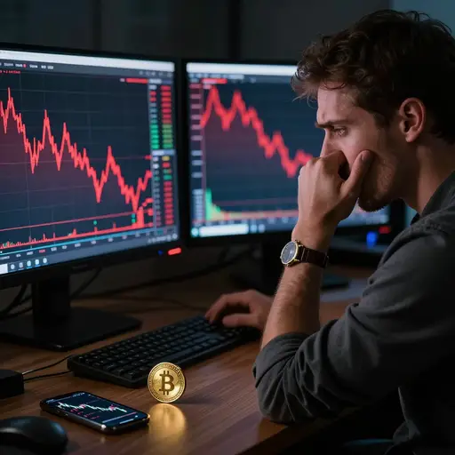 比特币的价值一夜暴跌，引发了广泛的恐慌。