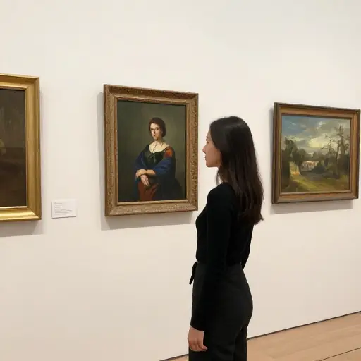 她拥有几幅著名艺术家的无价画作。