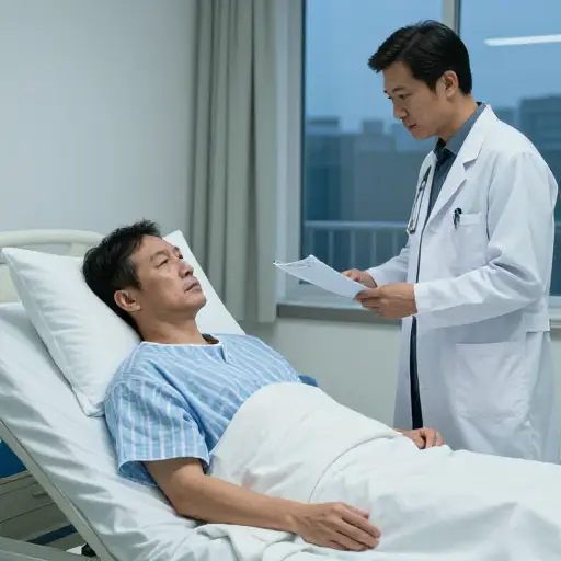 据说他父亲病得很重，医生说他父亲可能在几个月内去世。