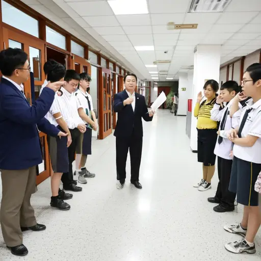 校长在学校里就像宙斯一样权威，大家都尊重他的决定。