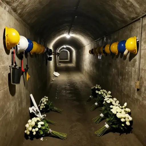隧道建成了，但在此过程中牺牲了许多生命。