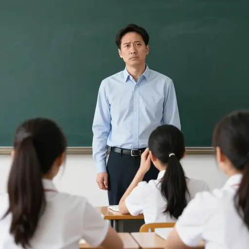 他是个好老师，但可能对学得慢的学生不耐烦。