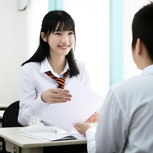 “考试怎么样？” “不算太差，谢谢。”