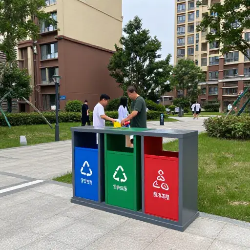 社区正在努力争取更好的回收设施。