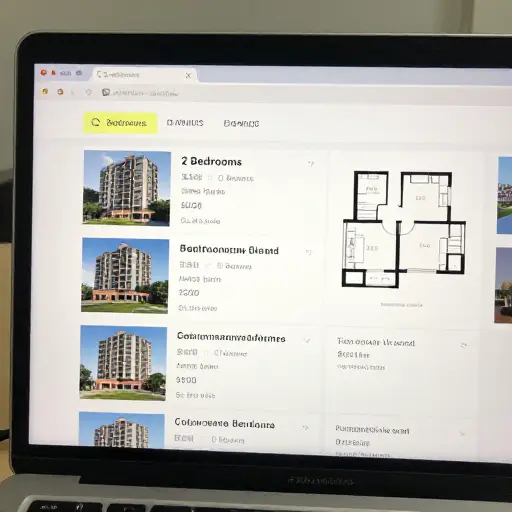 他们在找一套有两间卧室的公寓。