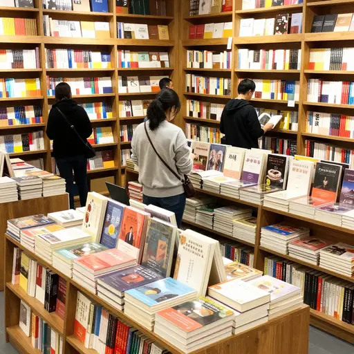 这家书店有很多打折书。