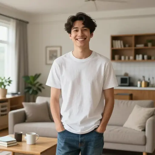 你让我用你公寓里的东西真是太好了。我高兴极了！