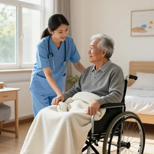 我曾在养老院做兼职护理助理。
