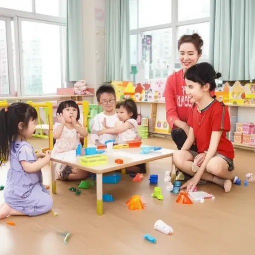 他们的女儿在幼儿园表现得很好。