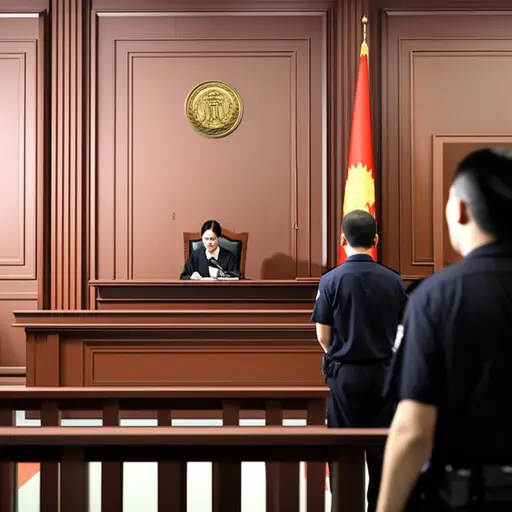 法官判了他五年的刑期。