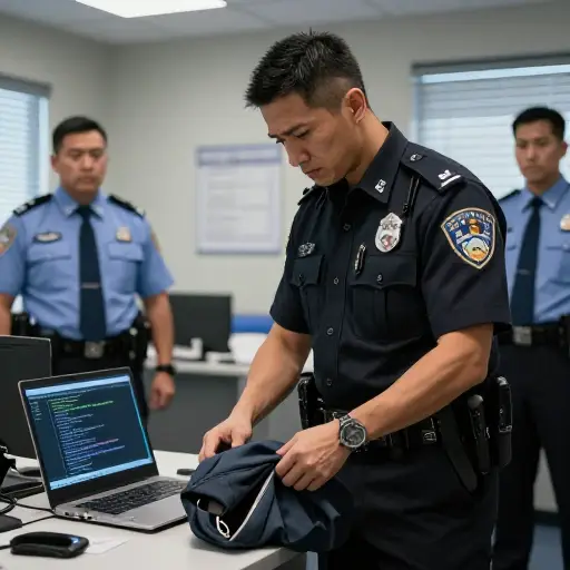 该警官因使用可疑程序被解职。