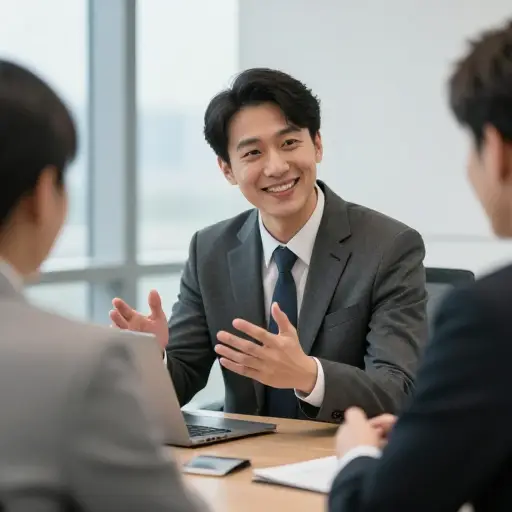 他非常圆滑地措辞了他的问题。