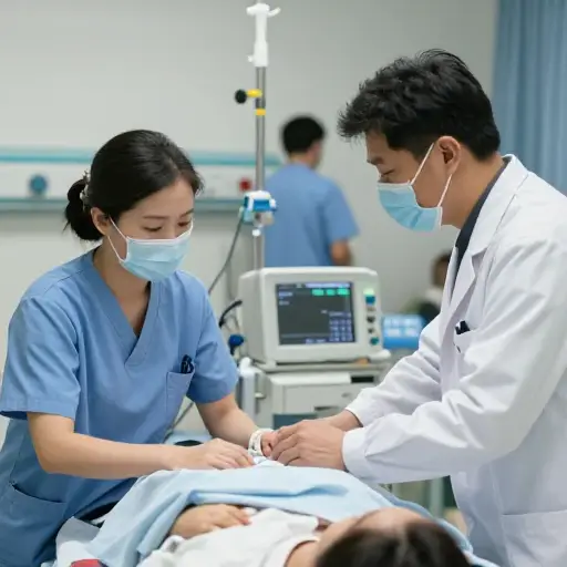 在急诊室工作压力非常大。
