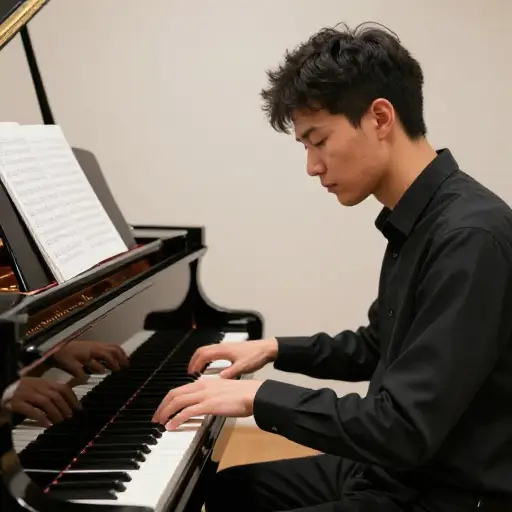这位钢琴家能不借助乐谱，凭记忆演奏出大部分曲调。