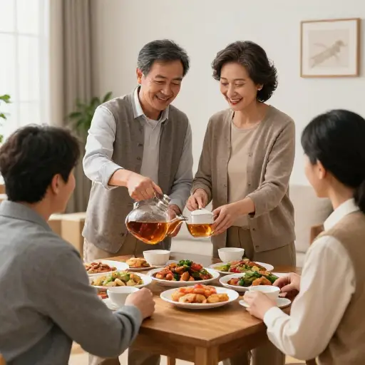 我们被主人的热情和好客深深打动了。