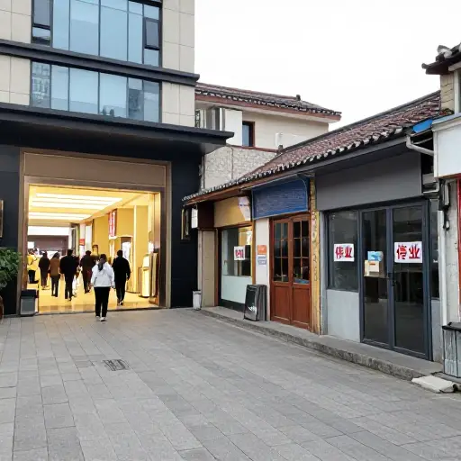 大商店也在开业，而这种经济转型正迫使小型家庭企业和商店关闭。