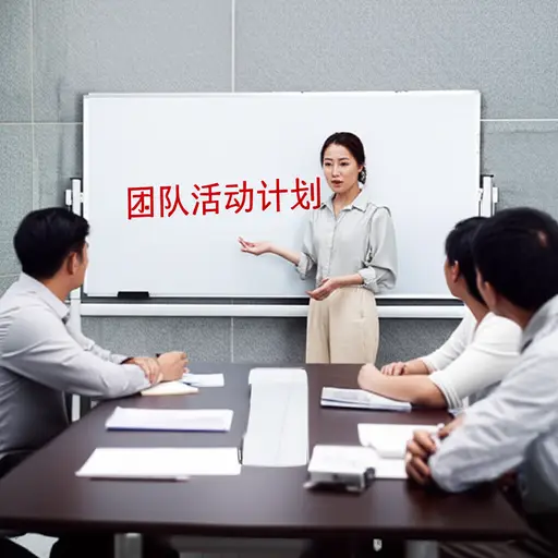她提出了一个关于如何组织团队活动的想法。
