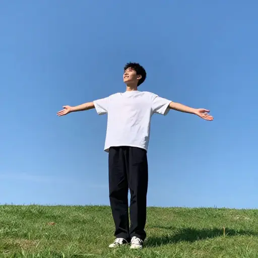 我喜欢阳光，它是我的能量来源。