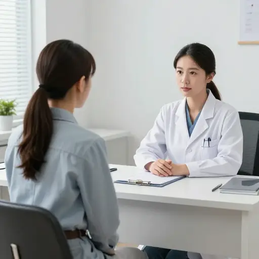 事件发生后，她被转诊给了一位精神科医生。