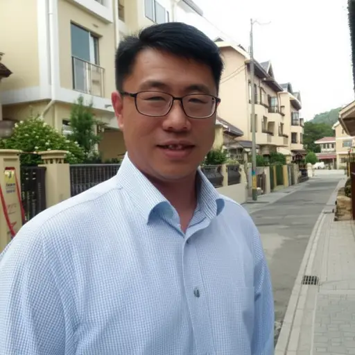 那个戴帽子的家伙是我邻居。
