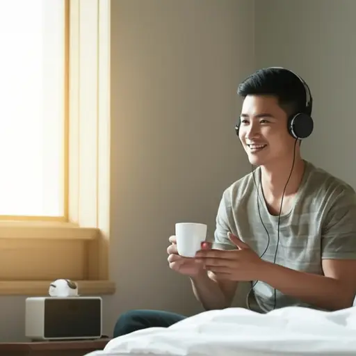 音乐总能给我的早晨增添活力。