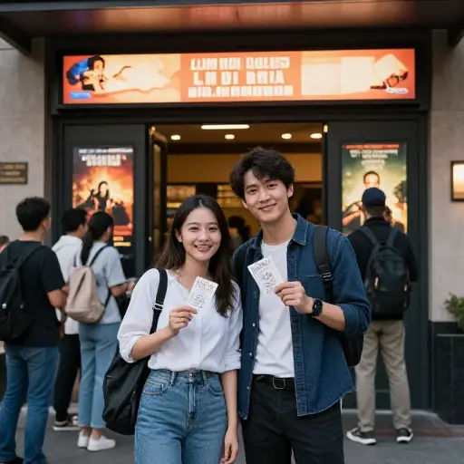 我们这周末看场电影吧。