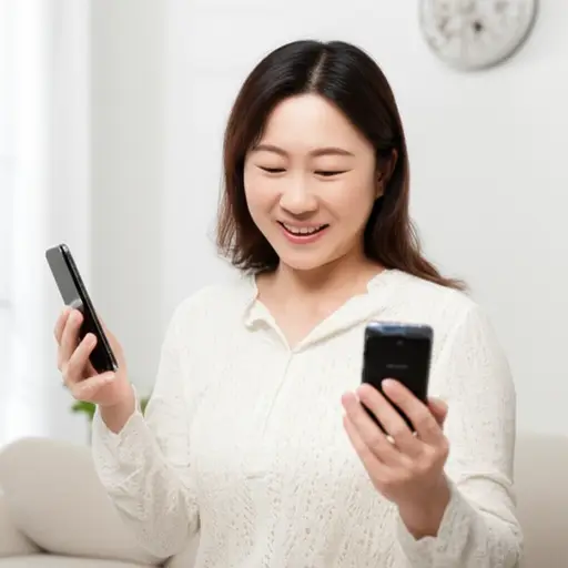 我妈妈觉得智能手机比普通手机更有用。