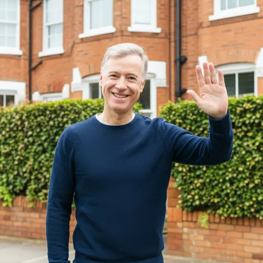 我的新邻居姓巴克斯特，这个姓氏在英国很常见。