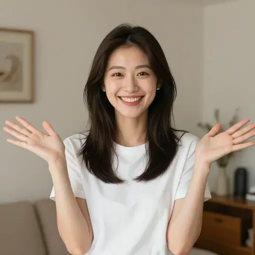 她性格非常热情。