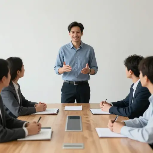 会议开始时，他通过介绍每个人来打破僵局。