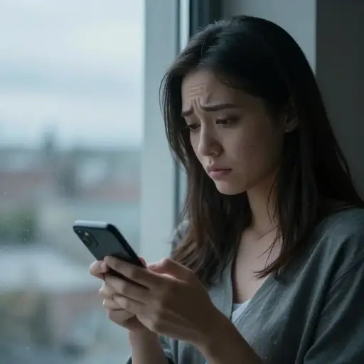 通过惨痛的经历，她了解到他是不可信的。