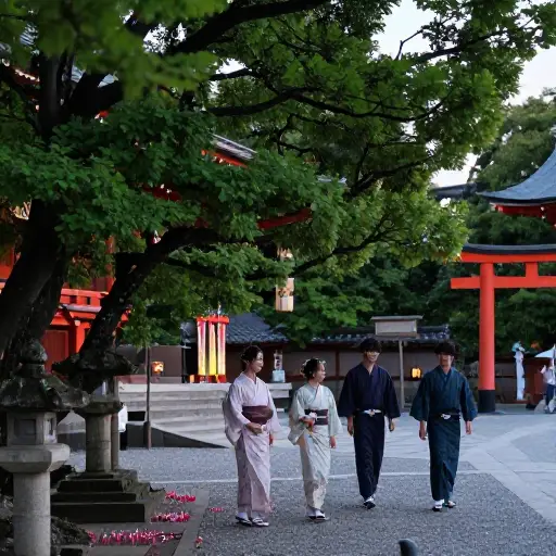 他们今年夏天去了日本。
