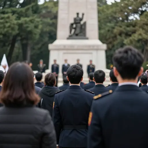 举行这场仪式是为了纪念那场战役。