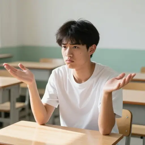 学生回答道：“我不太明白这个问题。”