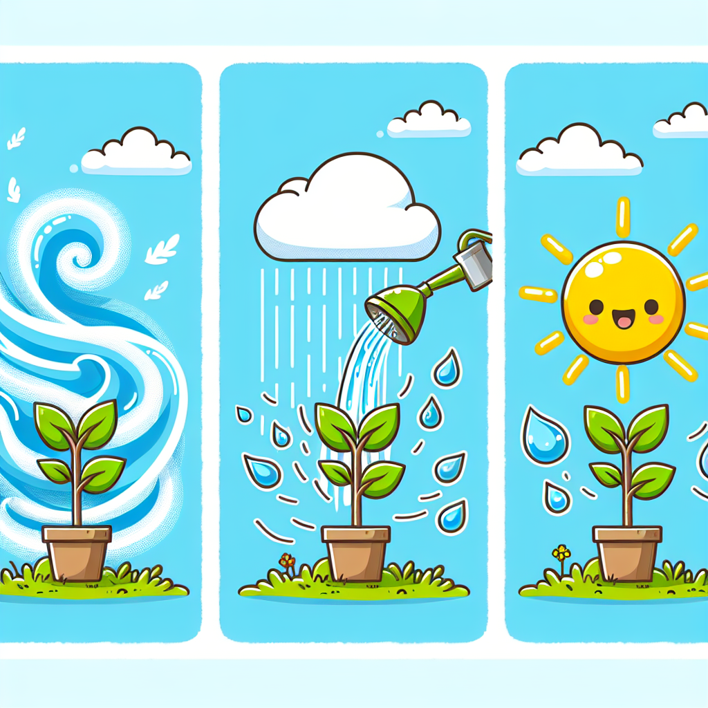 植物需要空气，水和太阳。