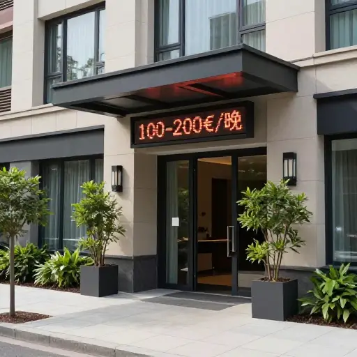 大多数酒店的价格是每晚一百到两百欧元。