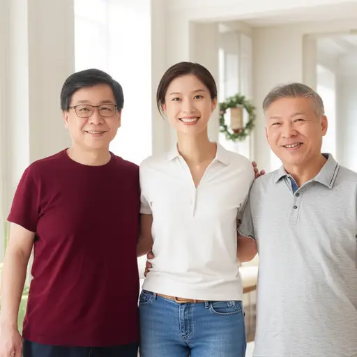 她的行为完美地反映了父母的价值观。